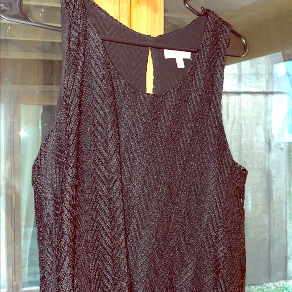 Black dress tank.